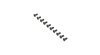 Flat Head Screws, Steel, Black Oxide, M4 x 10mm (10)