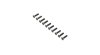 Flat Head Screws, Steel, Black Oxide, M4 x 16mm (10)