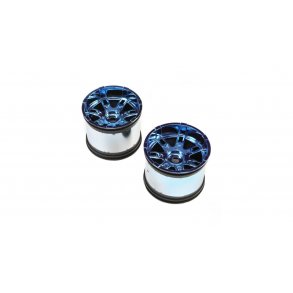 Wheel 17mm Blue Chrome (2): LST 3XL-E