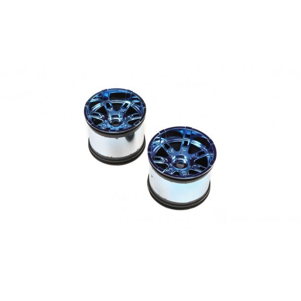 Wheel 17mm Blue Chrome (2): LST 3XL-E