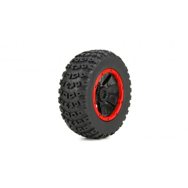 Left & Right Tire Set, Premounted (2): 1/5 DB XL