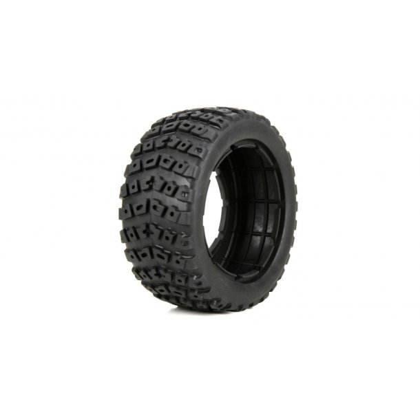Left & Right Tire Set & Foam Insert (2): 1/5 DB XL