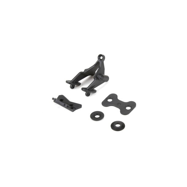 Wing Stay Set, Rear Bumper: 22 3.0