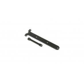 Carbon Chassis Brace Support Set: 22X-4
