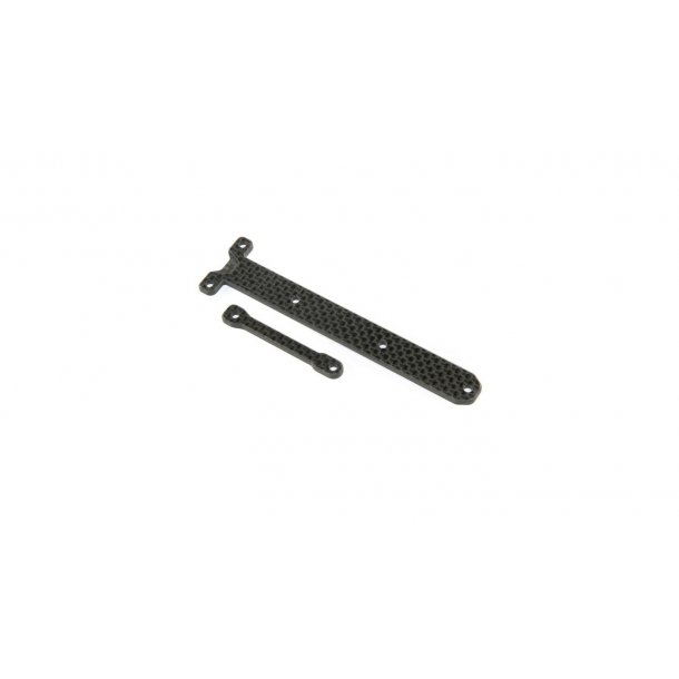 Carbon Chassis Brace Support Set: 22X-4