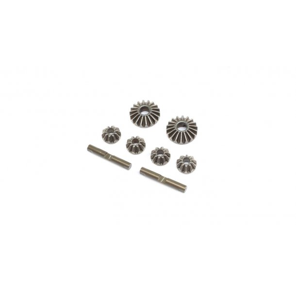 Diff Gear & Cross Pin Set Metal: 22X-4