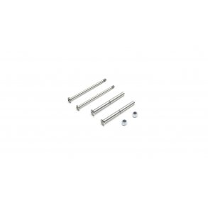 Front Hinge Pin and King Pin Set, Polished: All 22