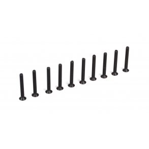 Flat Head Screws, M3 x 25mm (10)