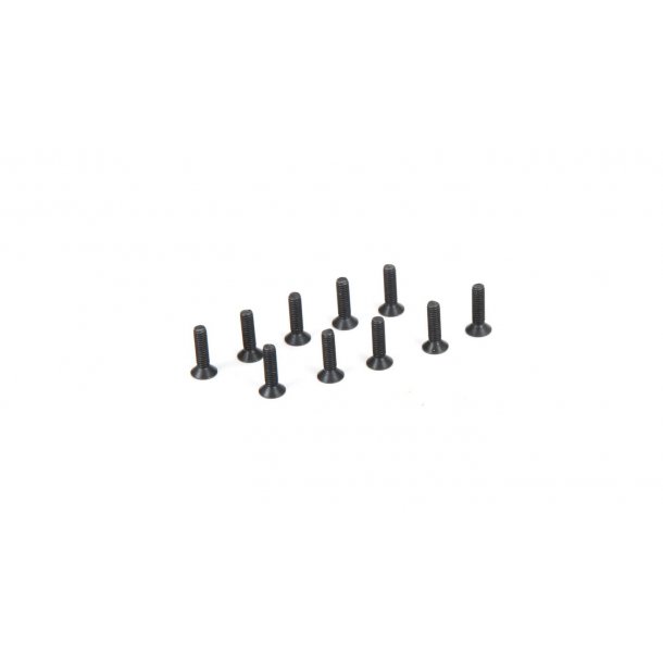 Flat Head Screws M2.5 x 10mm (10)