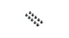 Flat Head Screws M4x8mm (10)