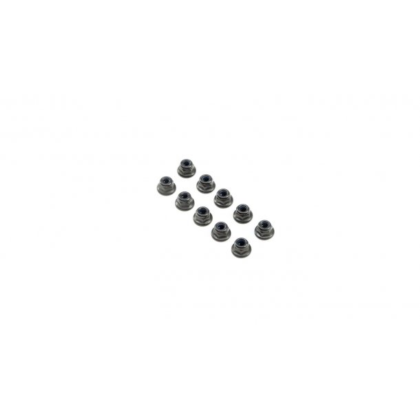 M3 Flanged Lock Nuts (10)