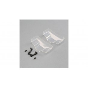 Low Front Wing Clear with Mount (2): 22 5.0