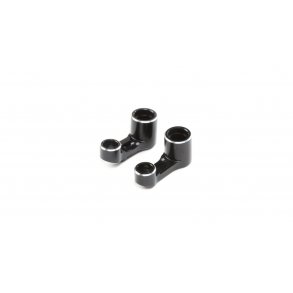 Bell Crank Set Aluminum, Black: 22 5.0