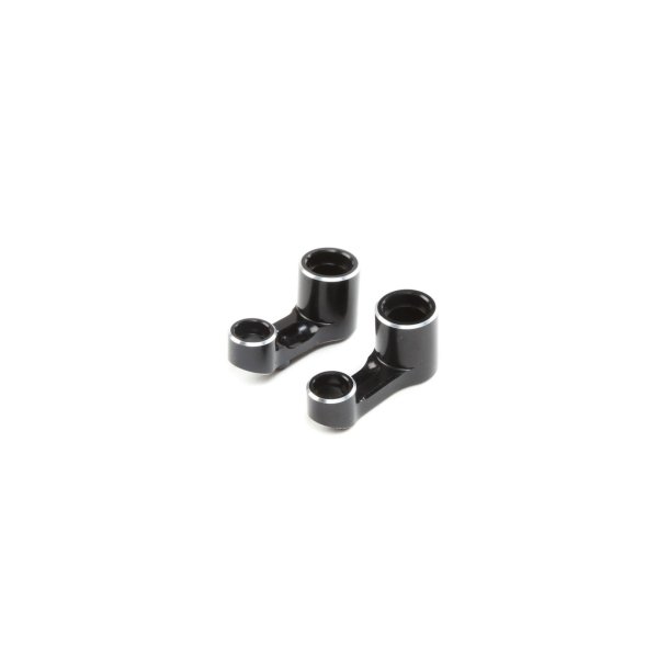 Bell Crank Set Aluminum, Black: 22 5.0