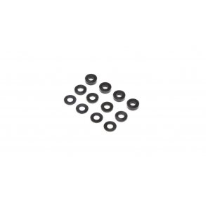 M3 Caster Block Aluminum Washer Set, Black (4ea)