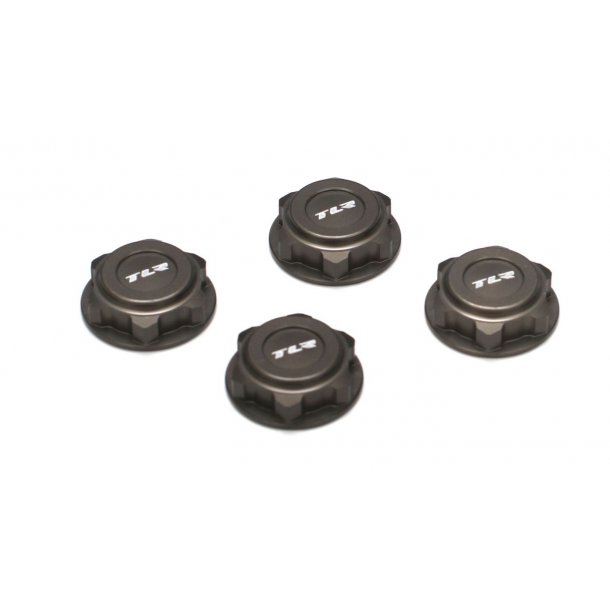 Covered 17mm Wheel Nuts, Aluminum: 8B/8T 2.0