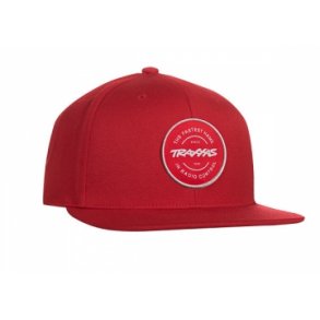 Snap Hat Red Traxxas Circle Patch