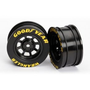 Wheels, 8-spoke (black) (2)
