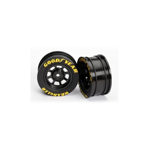 Wheels, 8-spoke (black) (2)