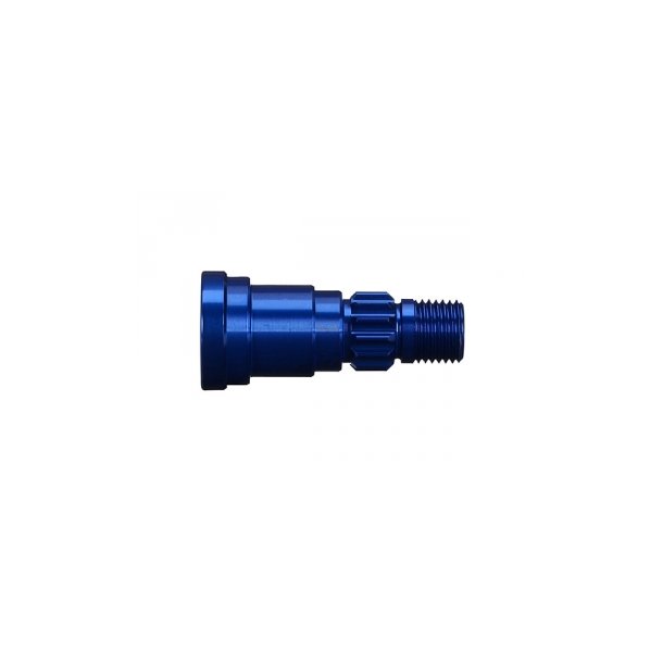 Stub axle aluminum Blue (1)
