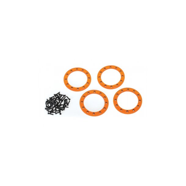 Alu Beadlock Rings 2,2" Orange (4)