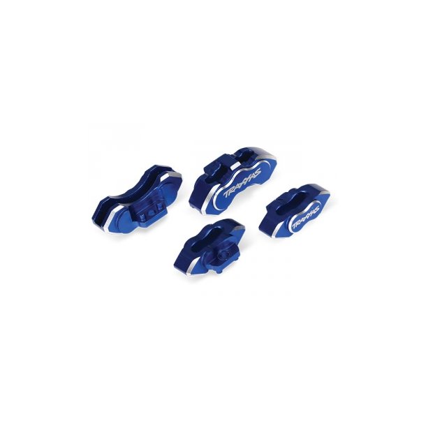 Brake calipers Alu Blue front and rear (4)