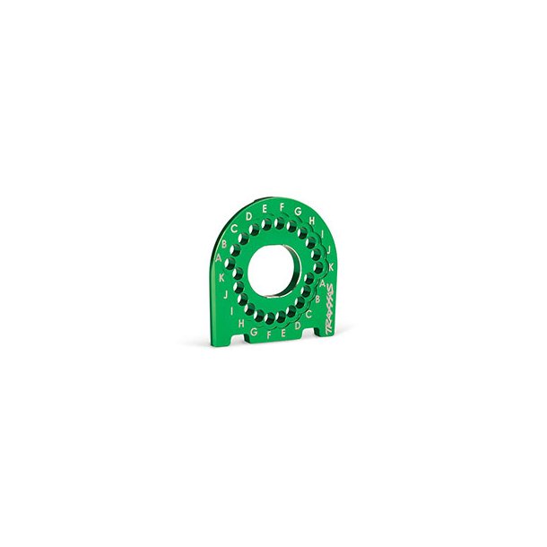 Motor Plate Alu Green