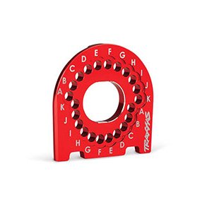 Motor Plate Alu Red