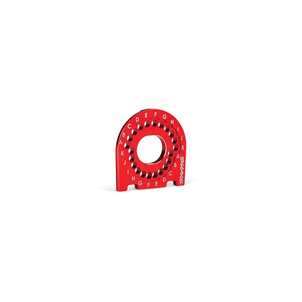 Motor Plate Alu Red
