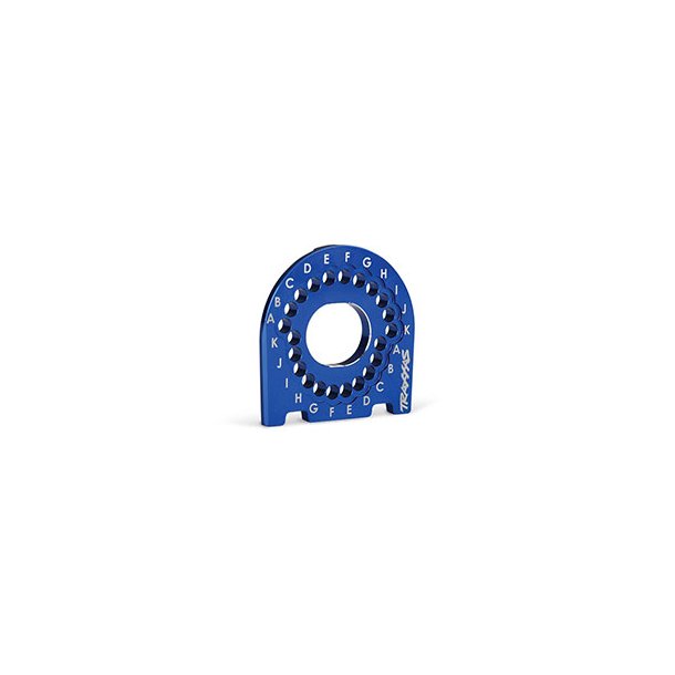 Motor Plate Alu Blue